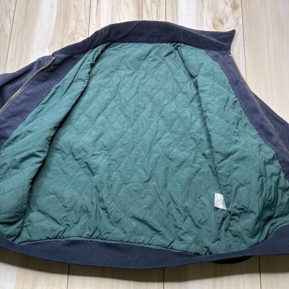 J. Galt Shanghai Mens Blue Long Sleeve Full Zip Modern Look Bomber Jacket Size S - Picture 5 of 11